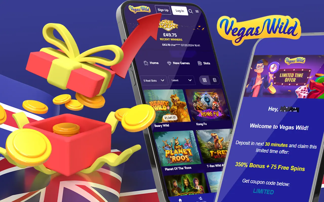 The most important step in receiving Wild Vegas bonuses is registration