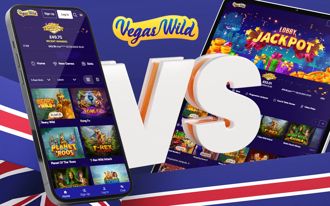advantages of the browser version of Vegas Wild